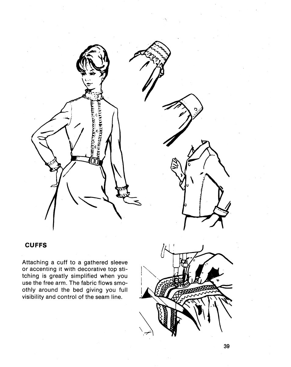 Guffs | SINGER 1021 User Manual | Page 43 / 56