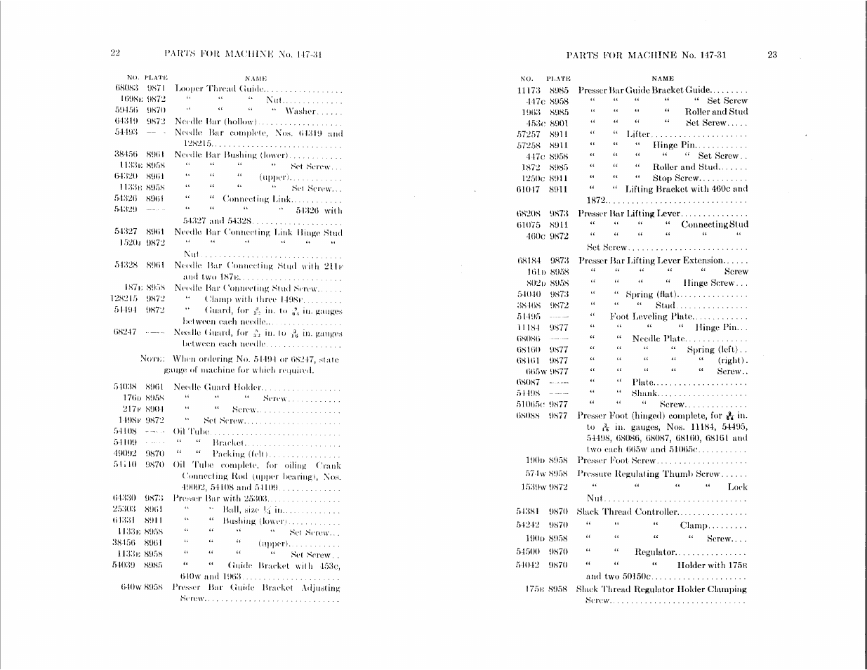 SINGER 147-30 User Manual | Page 11 / 36