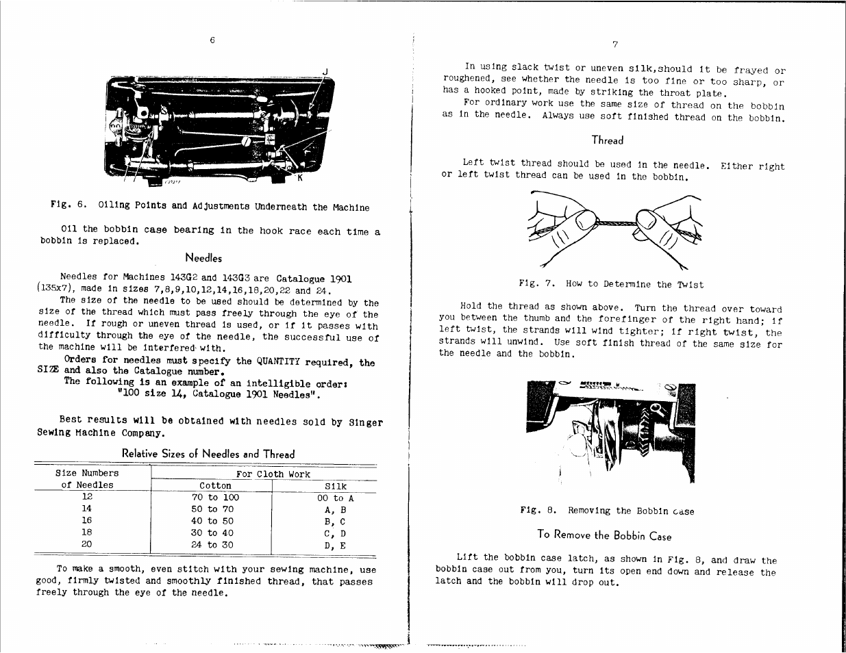 SINGER 143G2 User Manual | Page 5 / 12