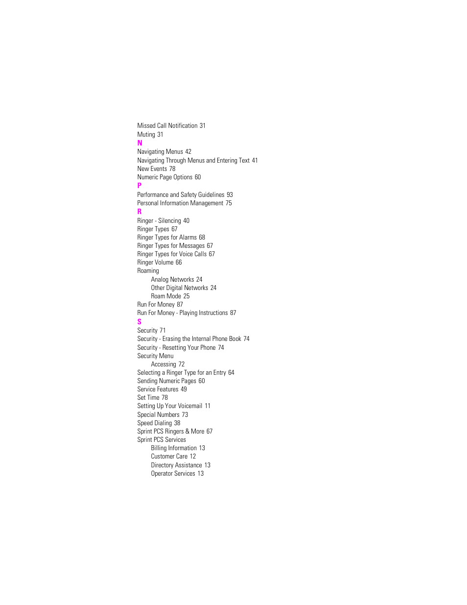 Samsung SPH-N240 User Manual | Page 117 / 118