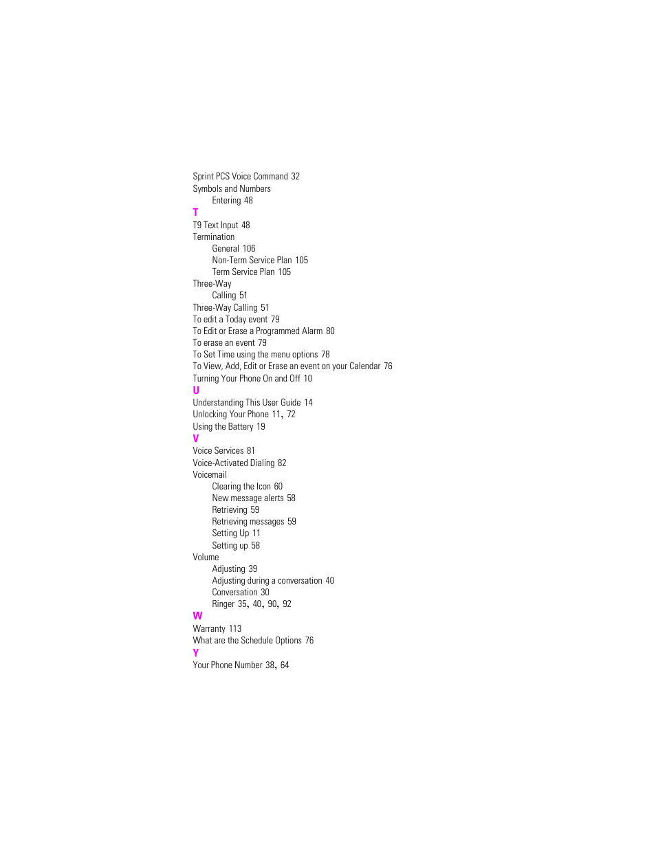 Samsung SPH-N240 User Manual | Page 118 / 118