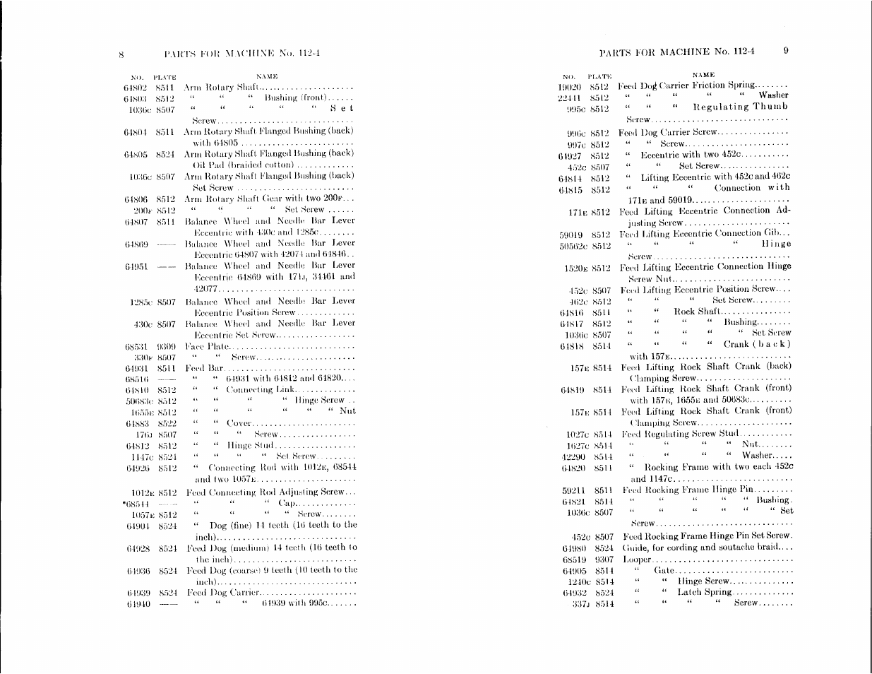 SINGER 112-4 User Manual | Page 4 / 23