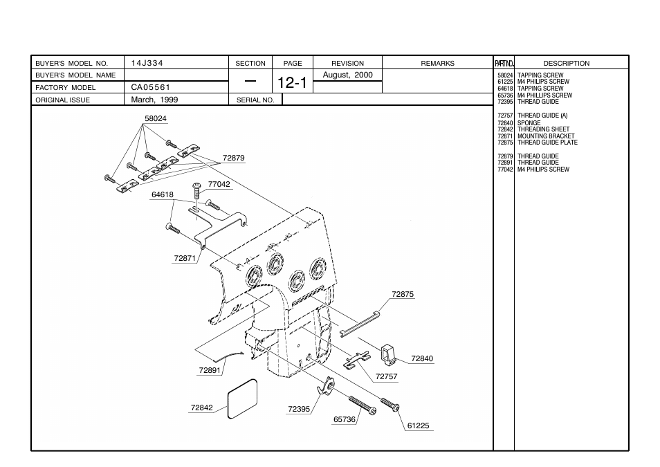SINGER 14J334 User Manual | Page 13 / 16