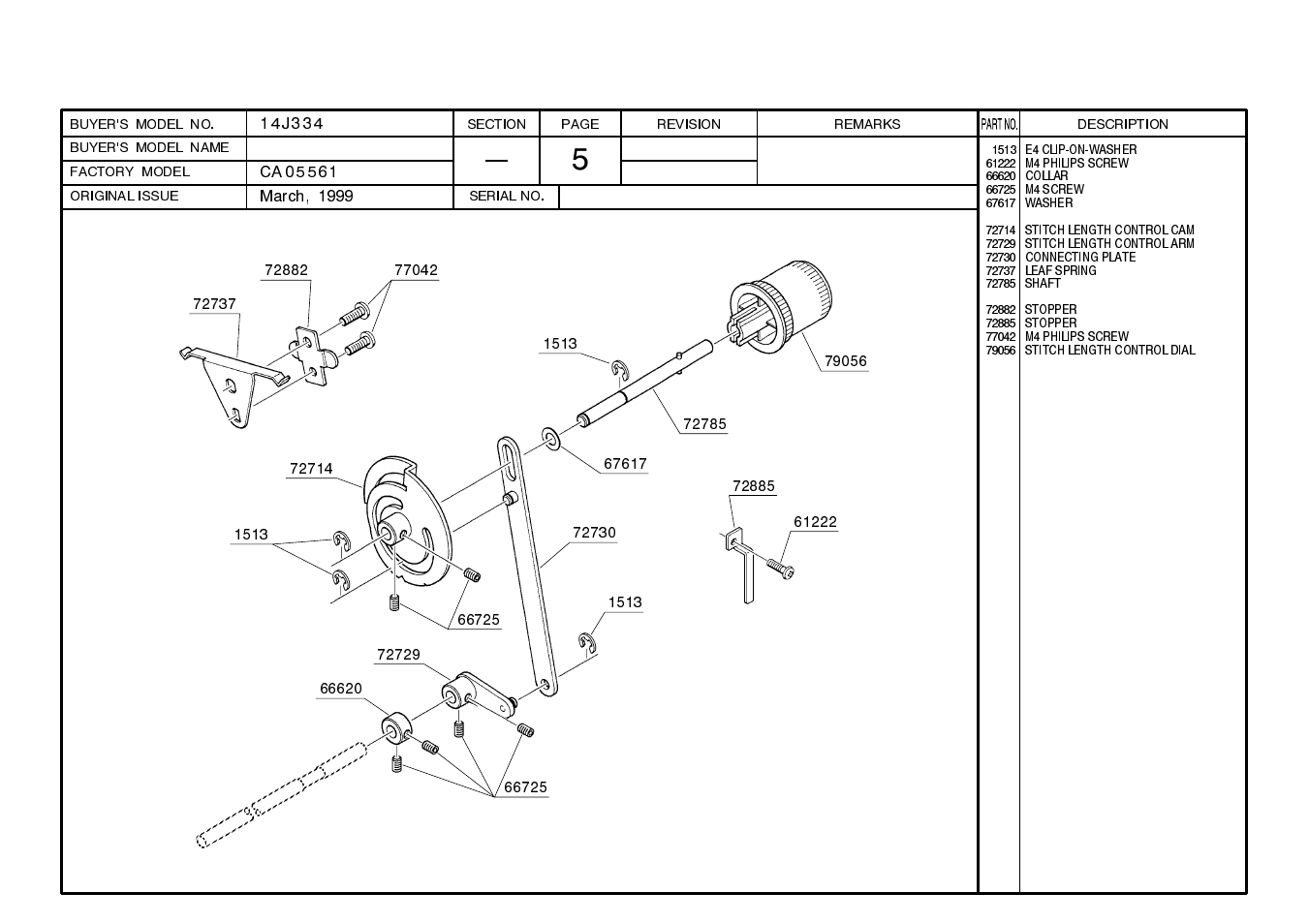 SINGER 14J334 User Manual | Page 6 / 16