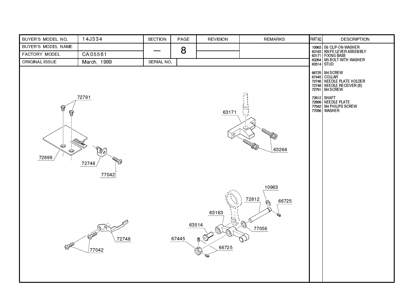 SINGER 14J334 User Manual | Page 9 / 16