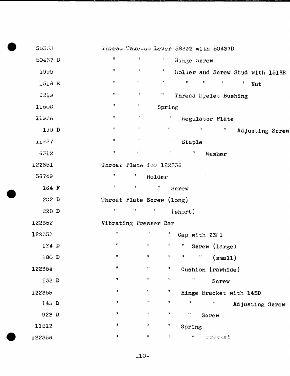 SINGER 11-33 User Manual | Page 12 / 18