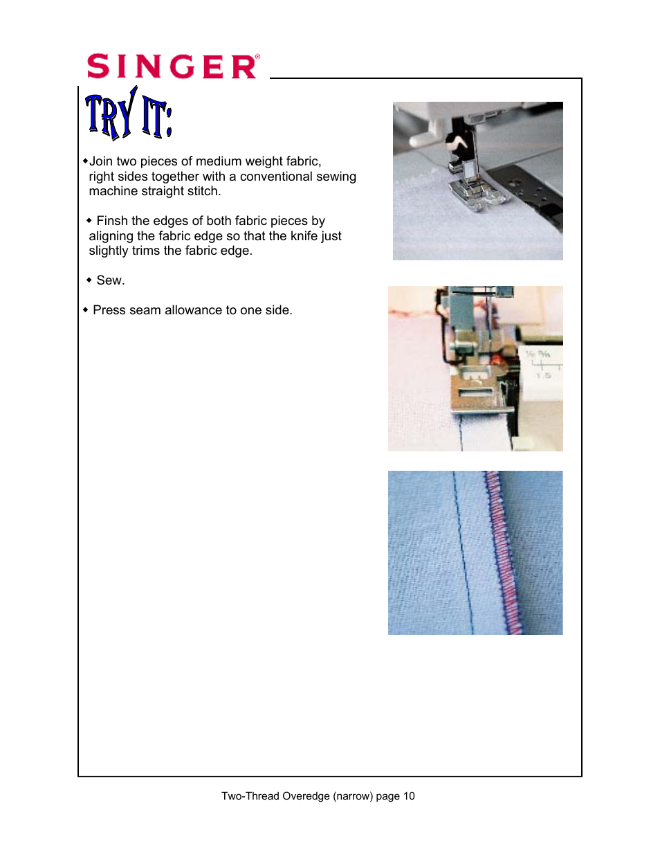 SINGER 14T968DC User Manual | Page 41 / 109