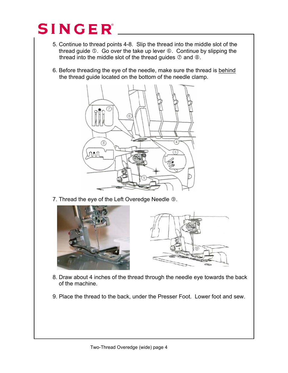 SINGER 14T968DC User Manual | Page 45 / 109