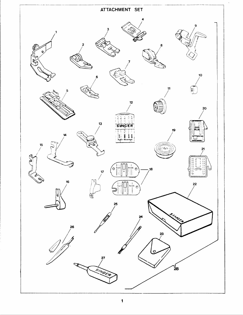 SINGER 1425 User Manual | Page 4 / 44