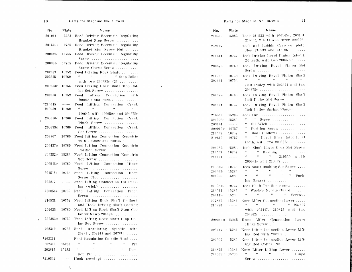 SINGER 107W13 User Manual | Page 5 / 20