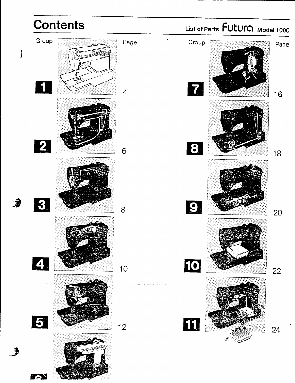 SINGER XL-1000 User Manual | Page 4 / 27