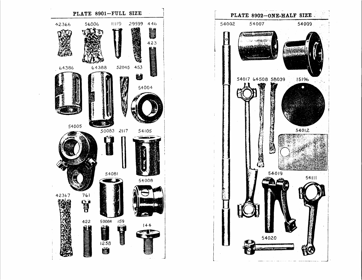 Plate 8902-one-half size, 540ie | SINGER 147-1 User Manual | Page 16 / 29