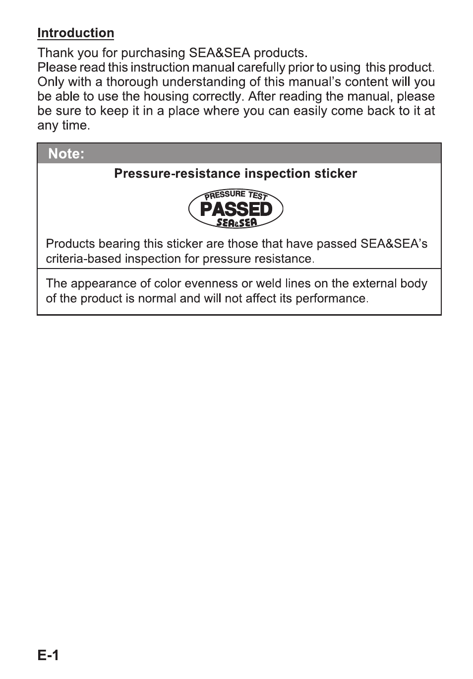 Sea & Sea RDX-550D User Manual | Page 2 / 31
