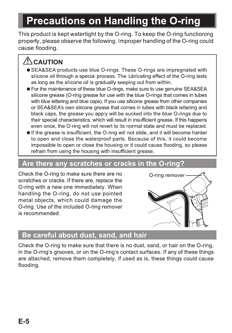 Sea & Sea RDX-550D User Manual | Page 6 / 31
