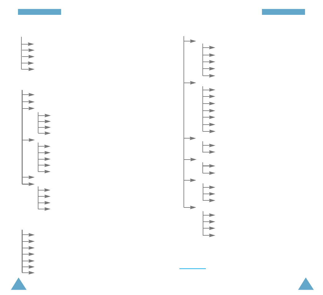 Organiser, Security, Phone settings | Network services | Samsung SGH-A308 User Manual | Page 38 / 74