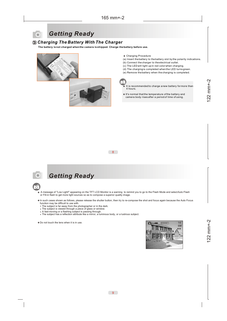 Getting ready | Sea & Sea 860G User Manual | Page 5 / 6