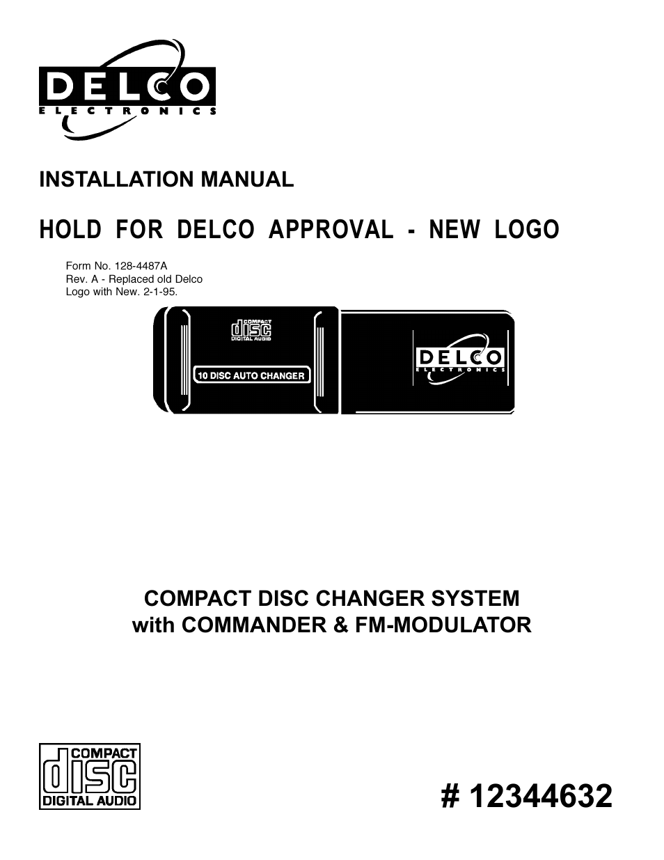 Shopsmith CD Changer System none User Manual | 8 pages