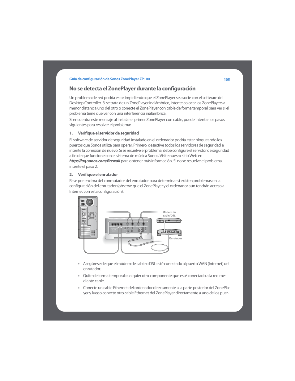 Sonos ZonePlayer ZP100 User Manual | Page 109 / 132