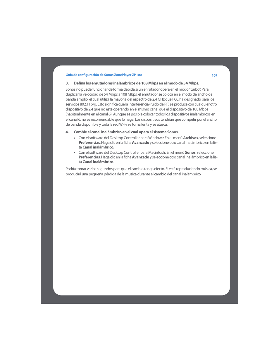 Sonos ZonePlayer ZP100 User Manual | Page 111 / 132