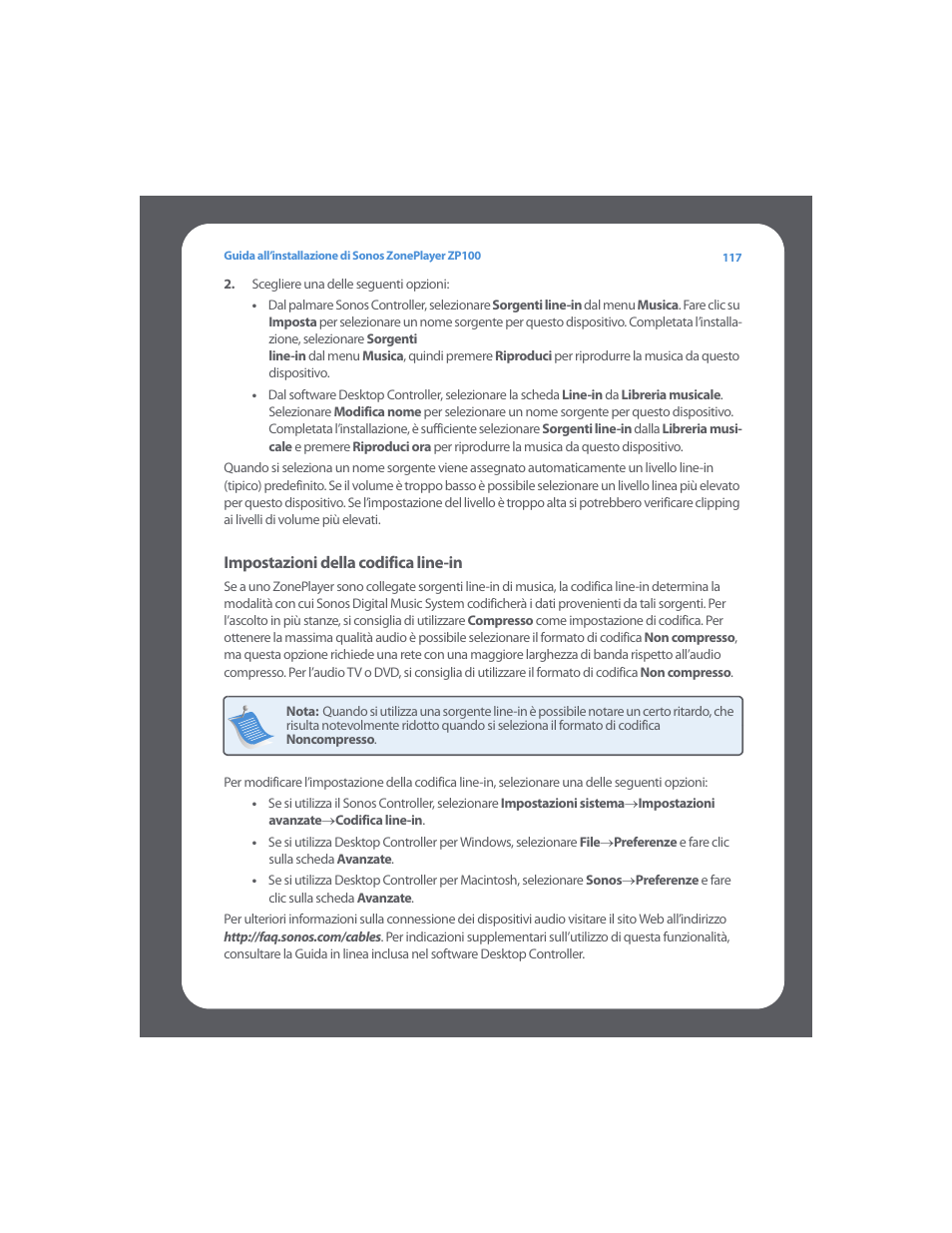 Sonos ZonePlayer ZP100 User Manual | Page 121 / 132