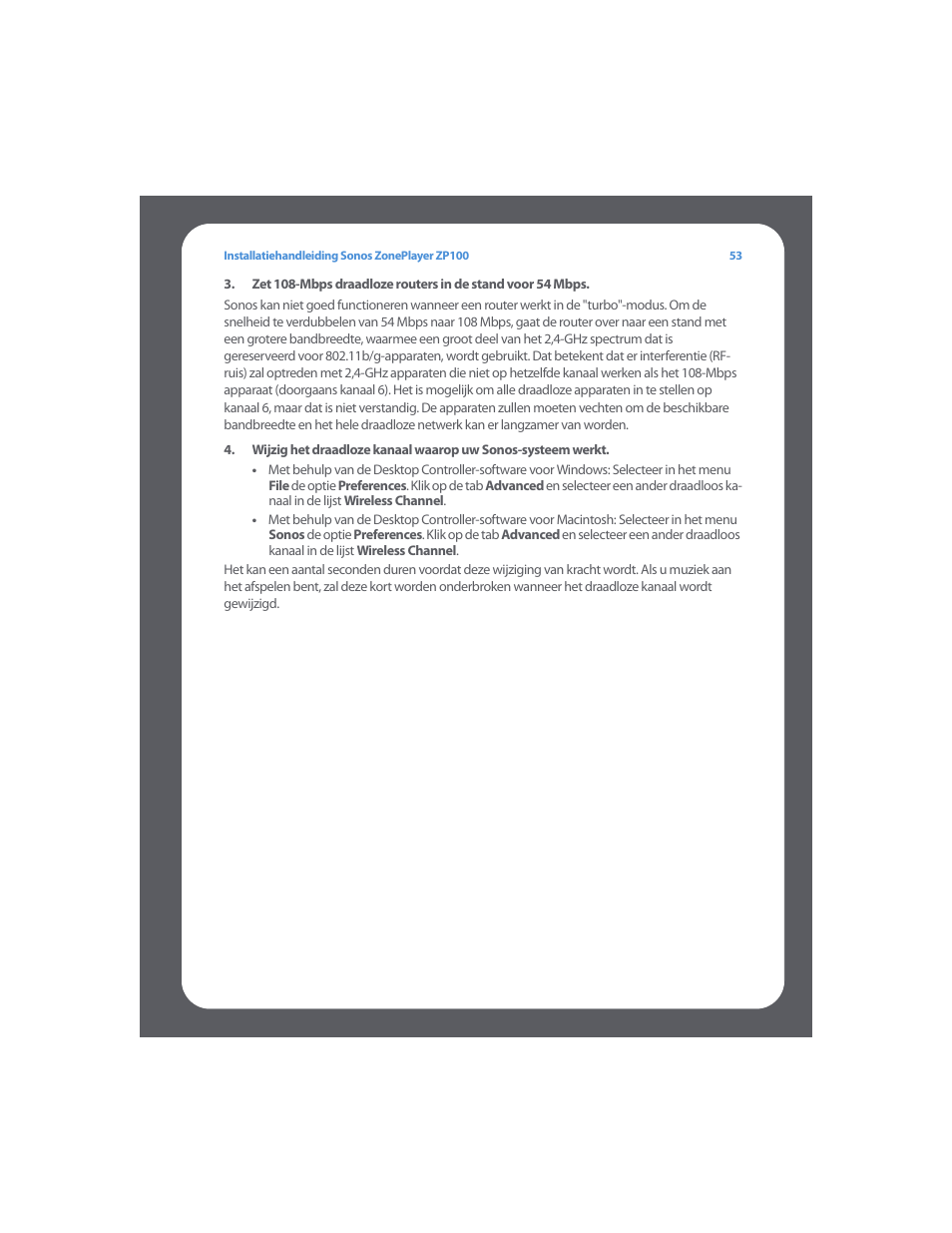 Sonos ZonePlayer ZP100 User Manual | Page 57 / 132