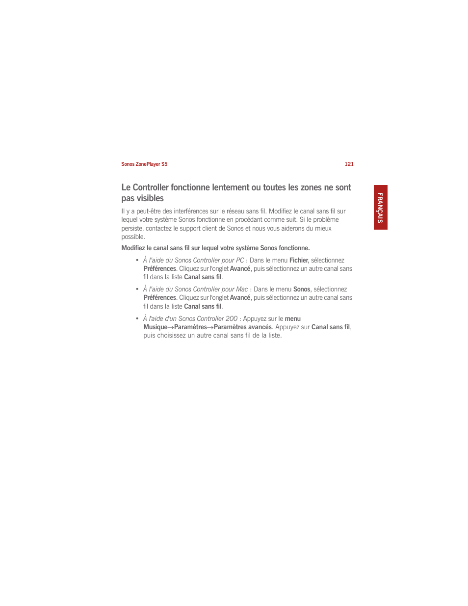 Sonos ZonePlayer S5 User Manual | Page 128 / 180