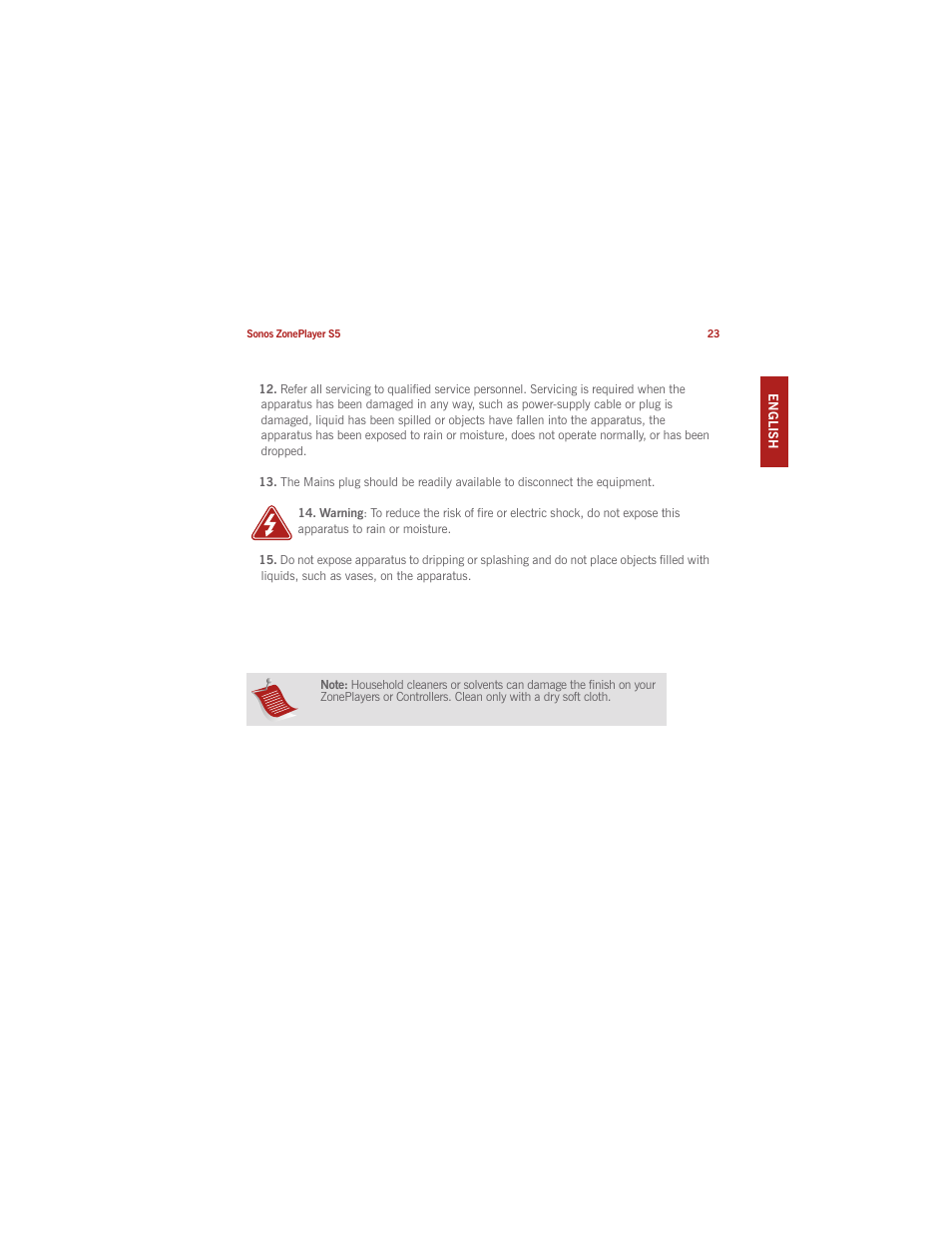 Sonos ZonePlayer S5 User Manual | Page 33 / 180