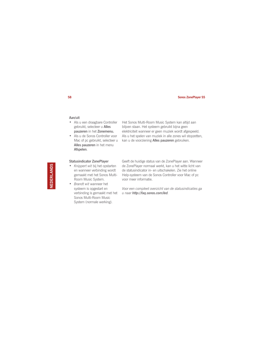 Sonos ZonePlayer S5 User Manual | Page 66 / 180