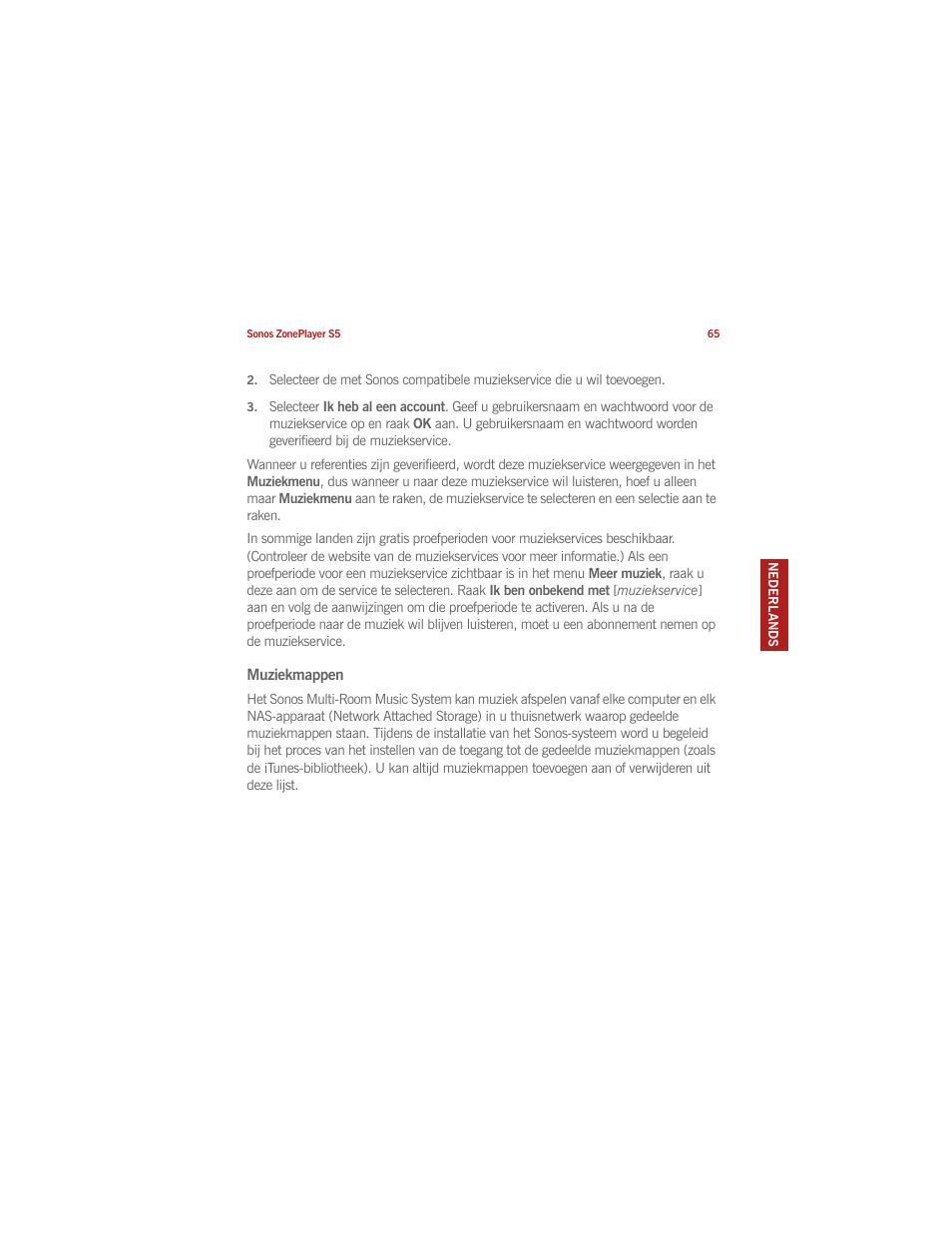 Sonos ZonePlayer S5 User Manual | Page 73 / 180