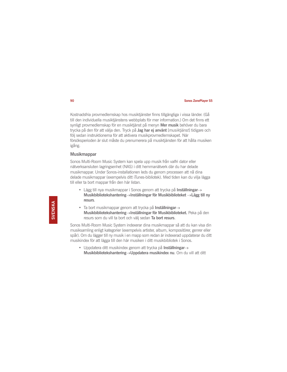 Sonos ZonePlayer S5 User Manual | Page 97 / 180