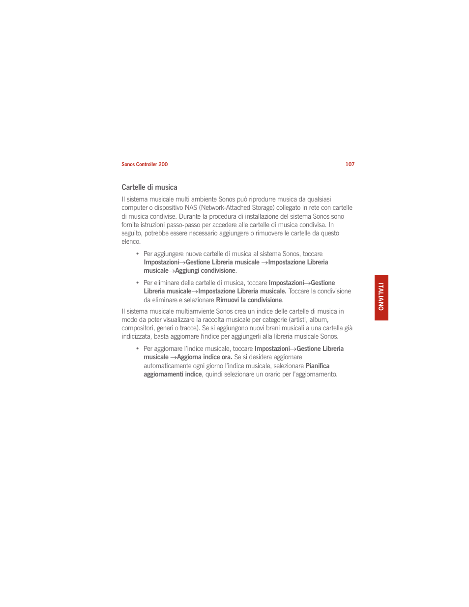 Sonos CONTROLLER 200 User Manual | Page 117 / 122