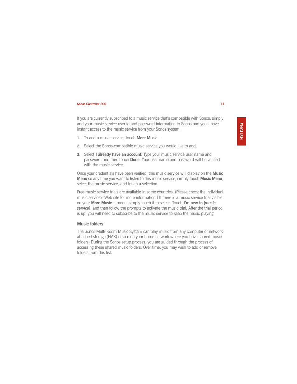 Sonos CONTROLLER 200 User Manual | Page 21 / 122