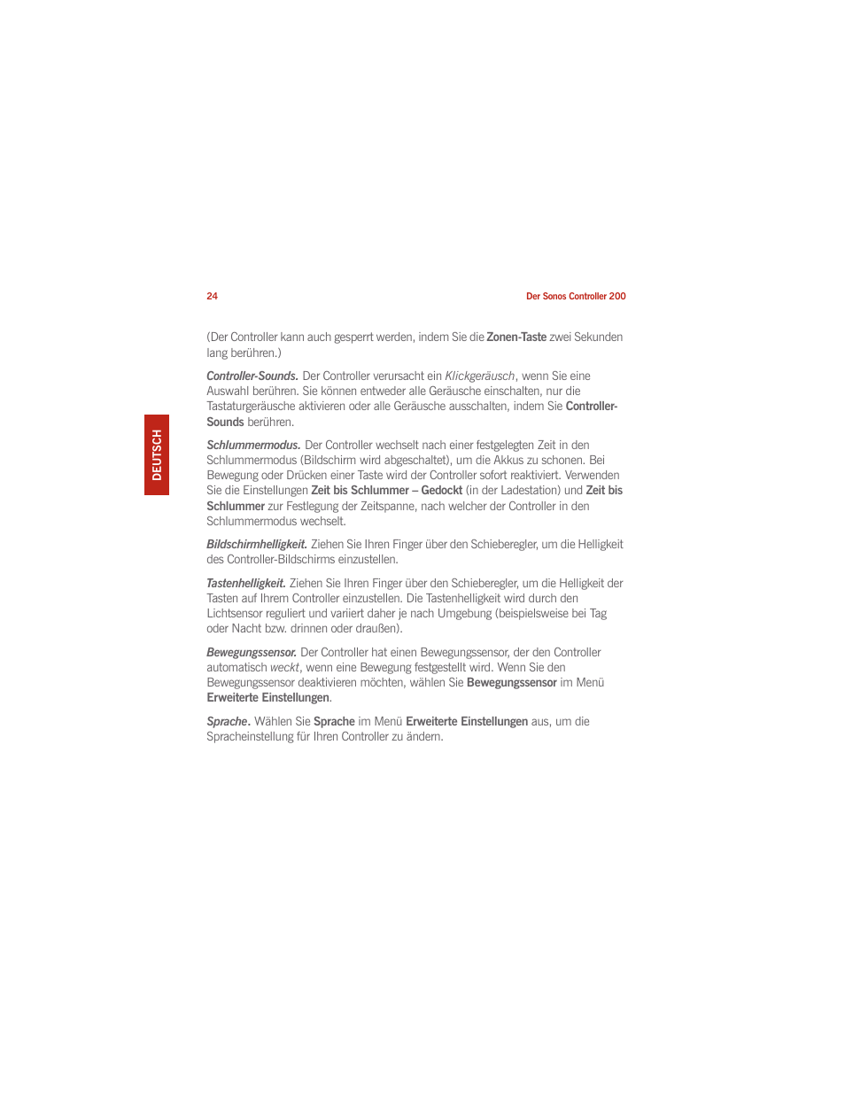 Sonos CONTROLLER 200 User Manual | Page 34 / 122