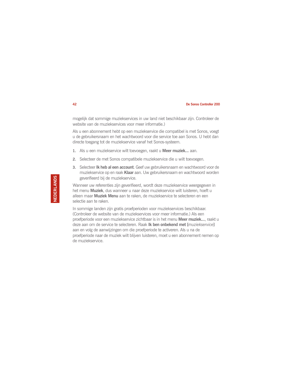 Sonos CONTROLLER 200 User Manual | Page 52 / 122