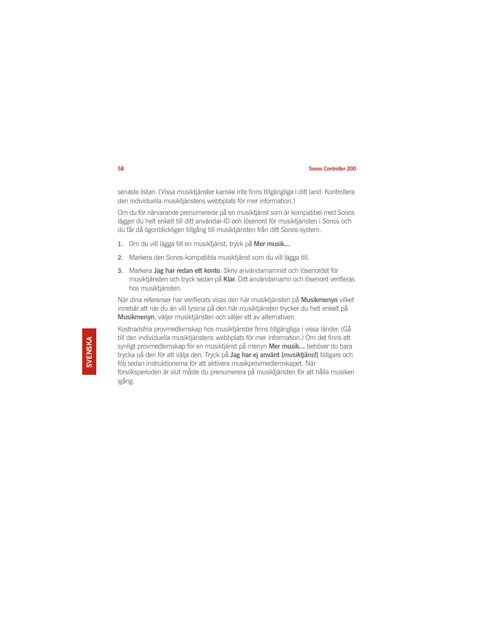 Sonos CONTROLLER 200 User Manual | Page 68 / 122