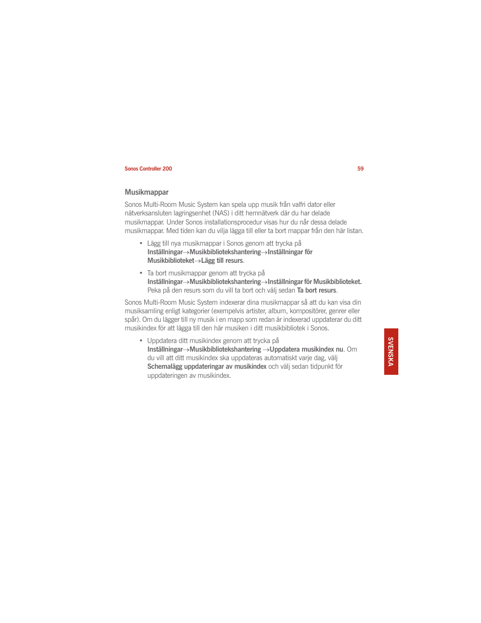 Sonos CONTROLLER 200 User Manual | Page 69 / 122