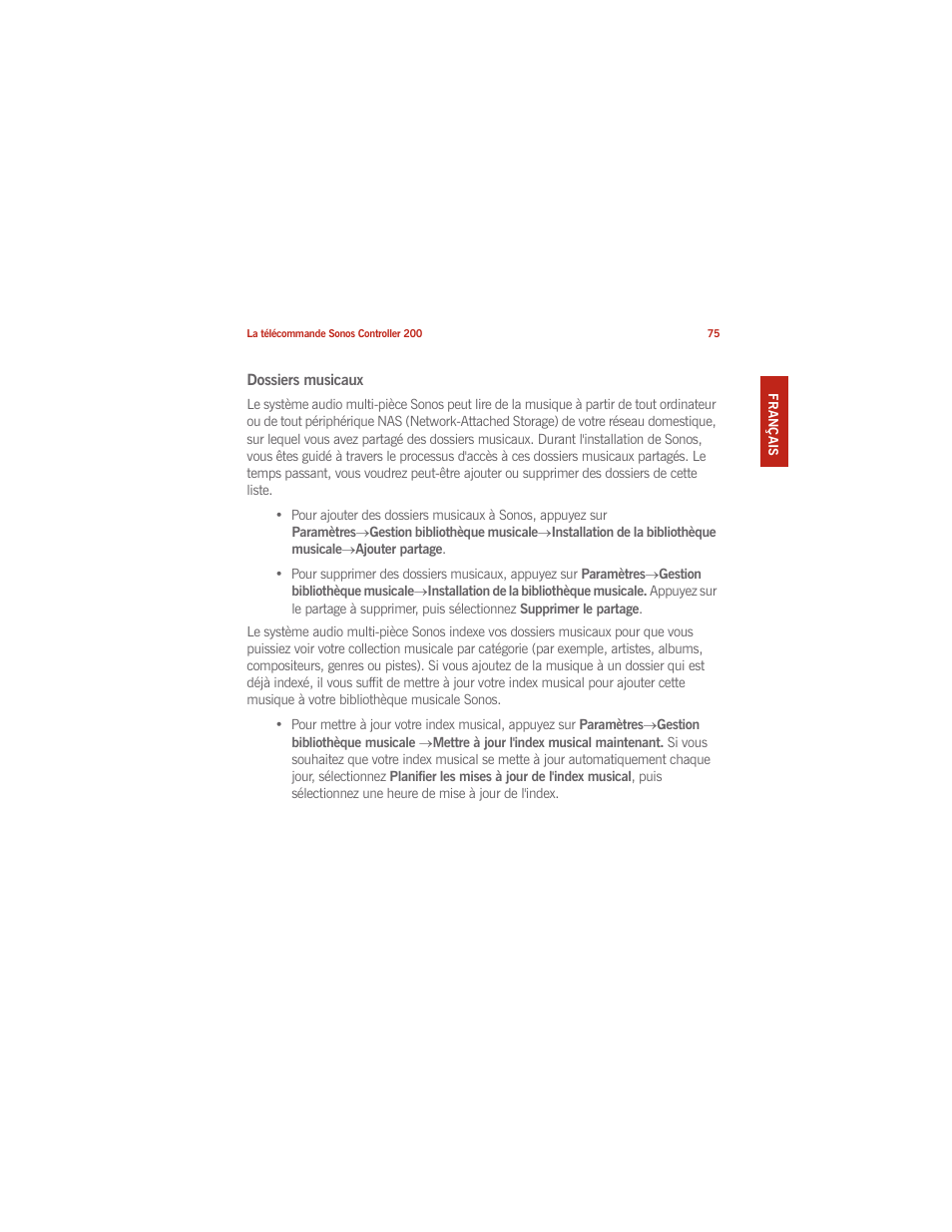 Sonos CONTROLLER 200 User Manual | Page 85 / 122