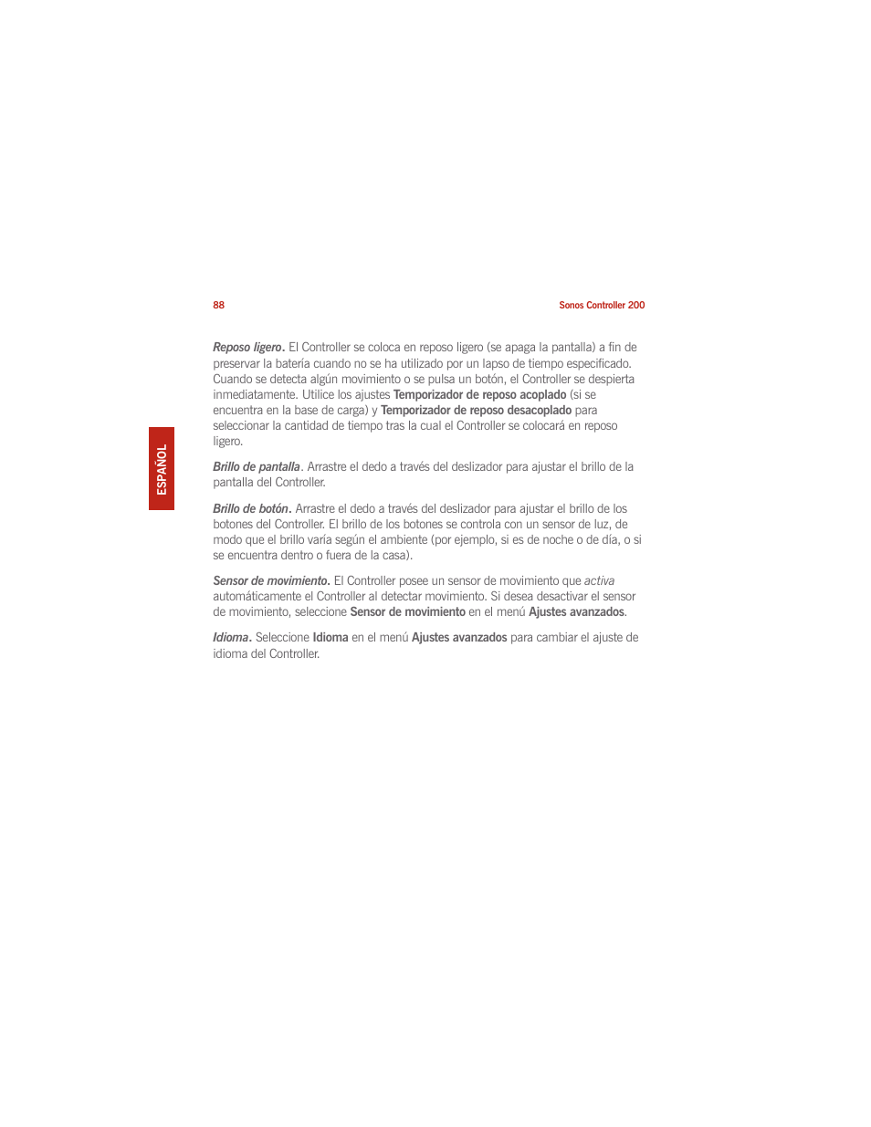 Sonos CONTROLLER 200 User Manual | Page 98 / 122