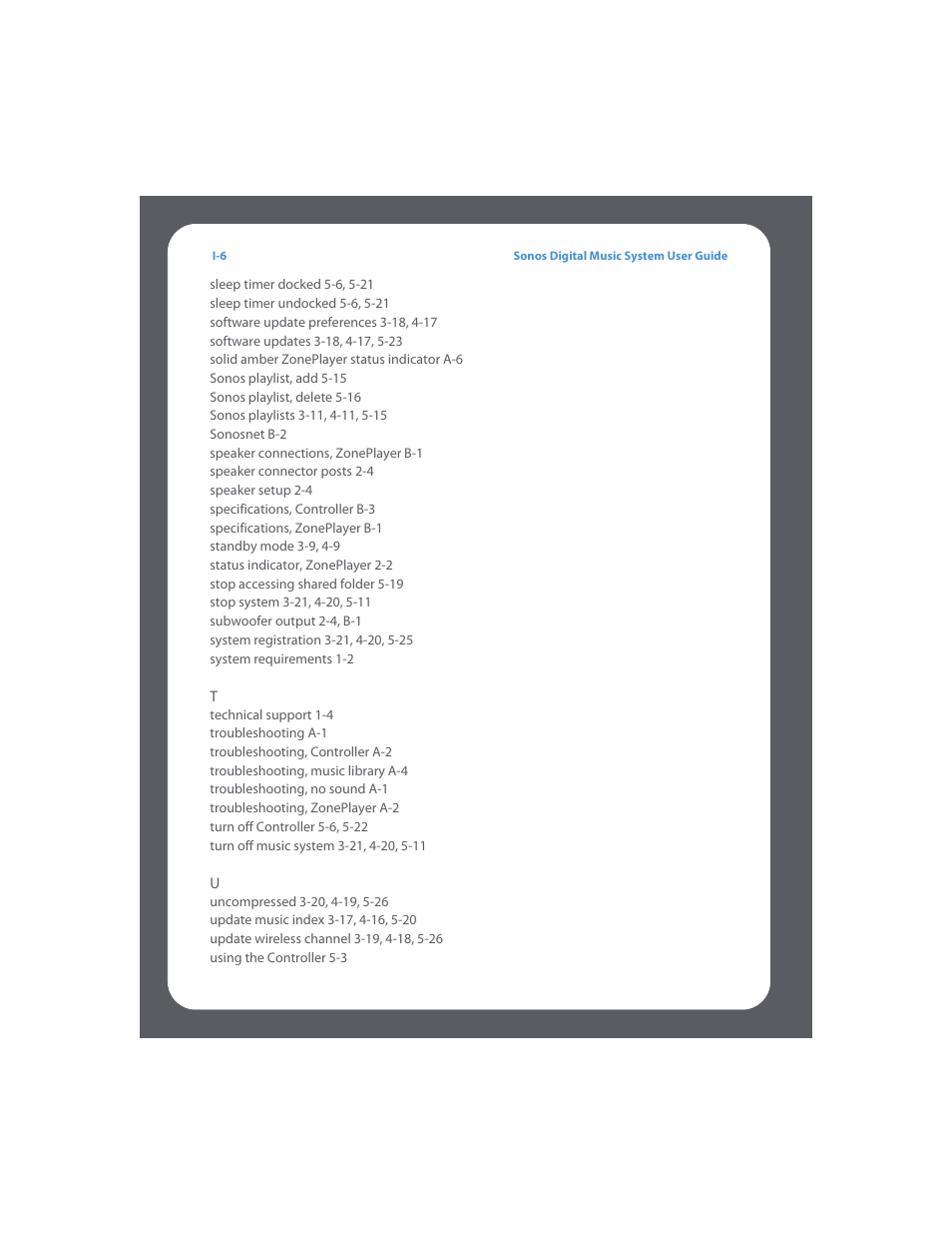 Sonos Digital Music System User Manual | Page 112 / 114