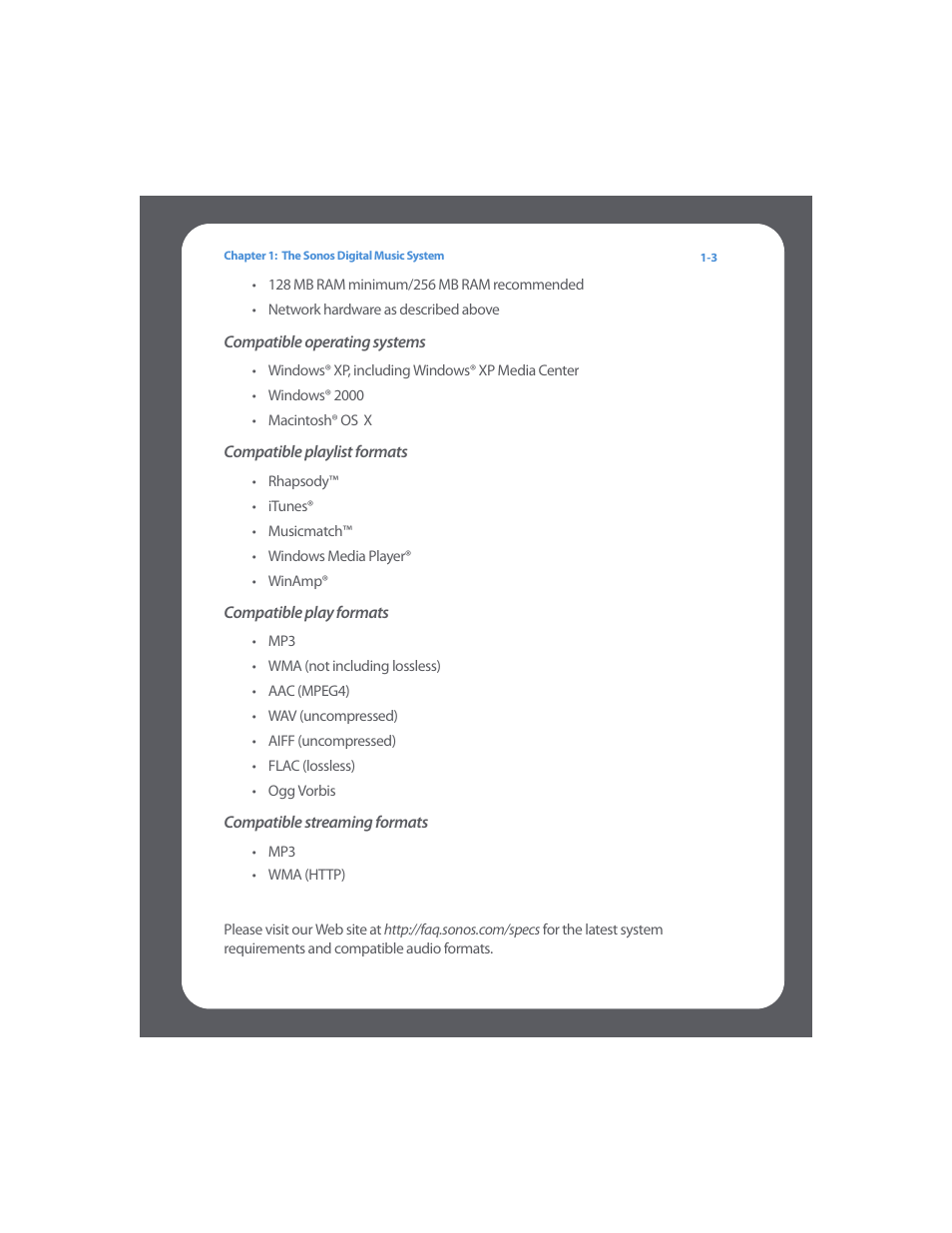 Sonos Digital Music System User Manual | Page 9 / 114
