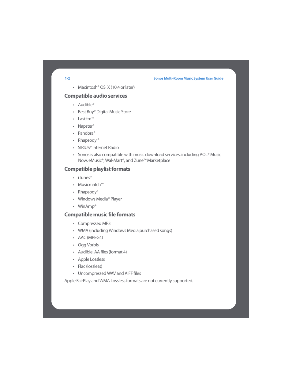 Sonos Multi-Room Music System User Manual | Page 10 / 222