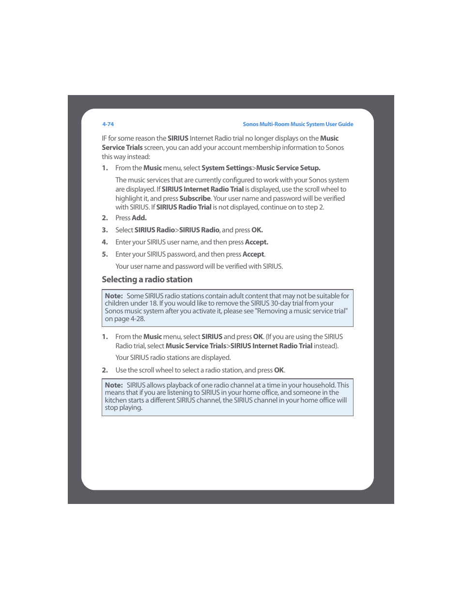 Sonos Multi-Room Music System User Manual | Page 126 / 222