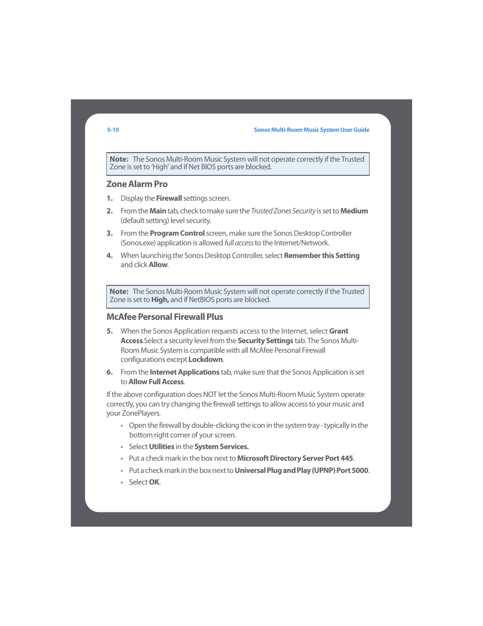 Sonos Multi-Room Music System User Manual | Page 147 / 222