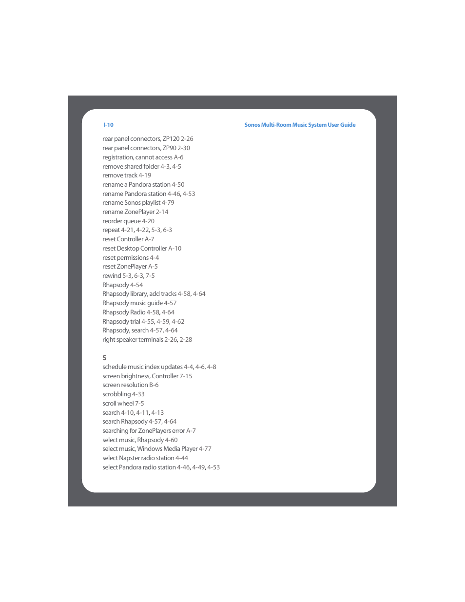 Sonos Multi-Room Music System User Manual | Page 217 / 222