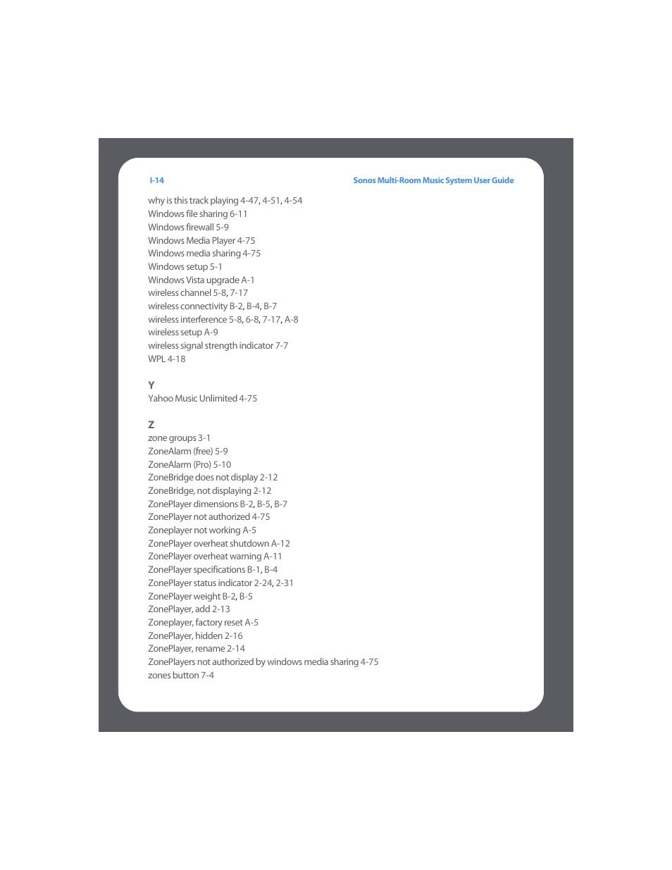 Sonos Multi-Room Music System User Manual | Page 221 / 222