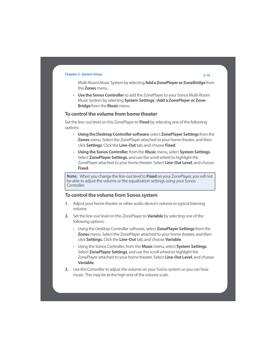 Sonos Multi-Room Music System User Manual | Page 34 / 222