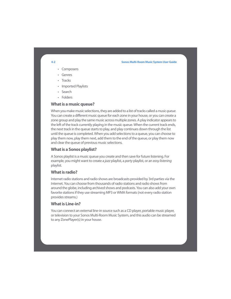 Sonos Multi-Room Music System User Manual | Page 54 / 222