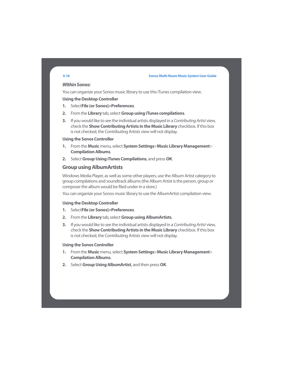 Sonos Multi-Room Music System User Manual | Page 68 / 222