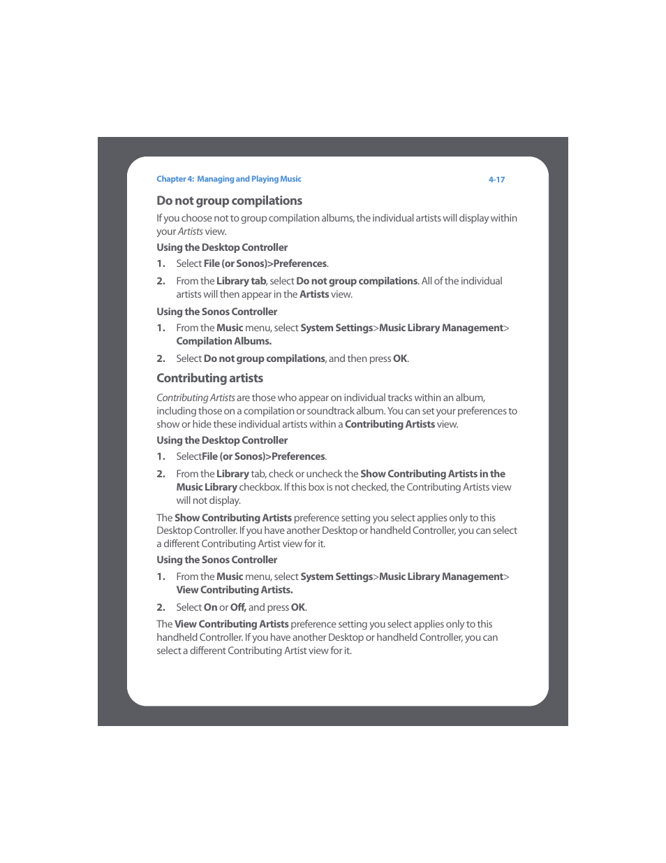 Sonos Multi-Room Music System User Manual | Page 69 / 222