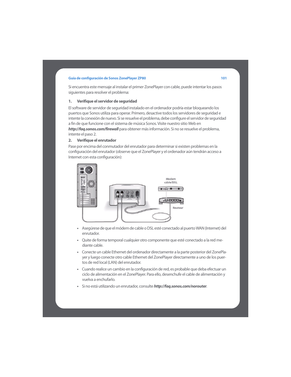 Sonos ZonePlayer ZP80 User Manual | Page 105 / 128